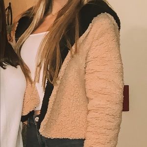 reversible teddy coat!